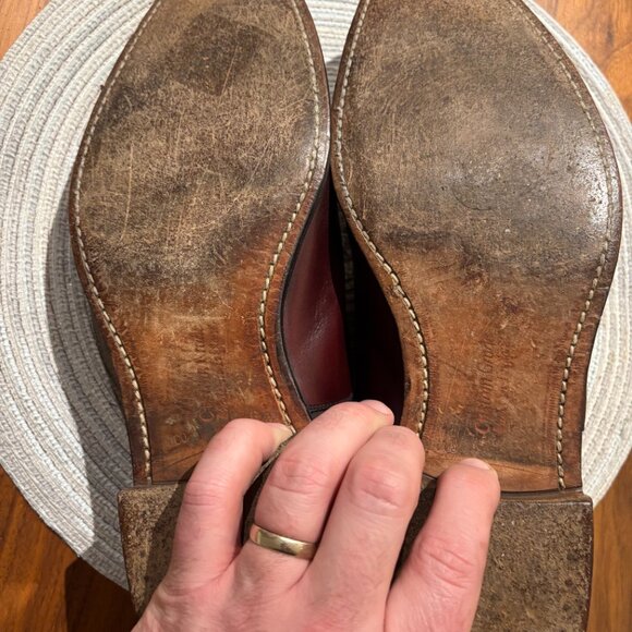 Church's Dubai Oxfords, UK 10 (Fits US 11-11.5) - Gorgeous Burgundy - Picture 3 of 6